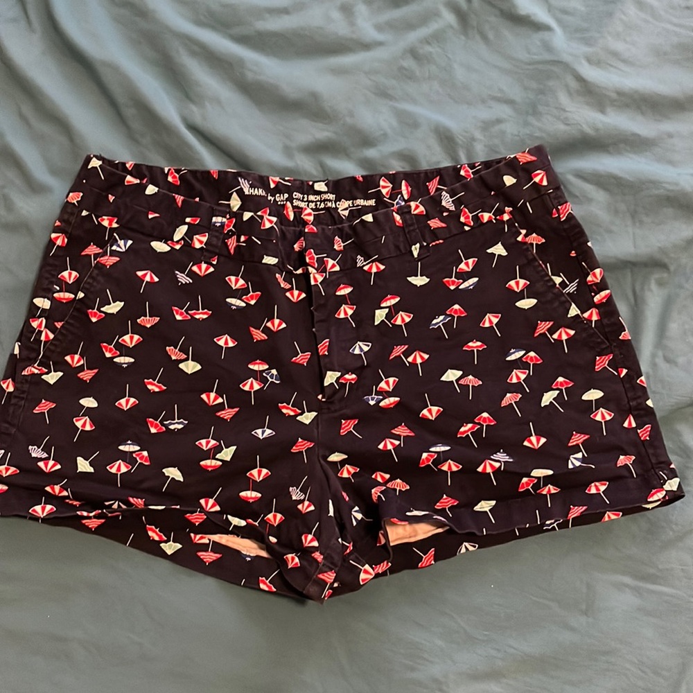 Gap Navy Blue Umbrela City 3 Inch Shorts